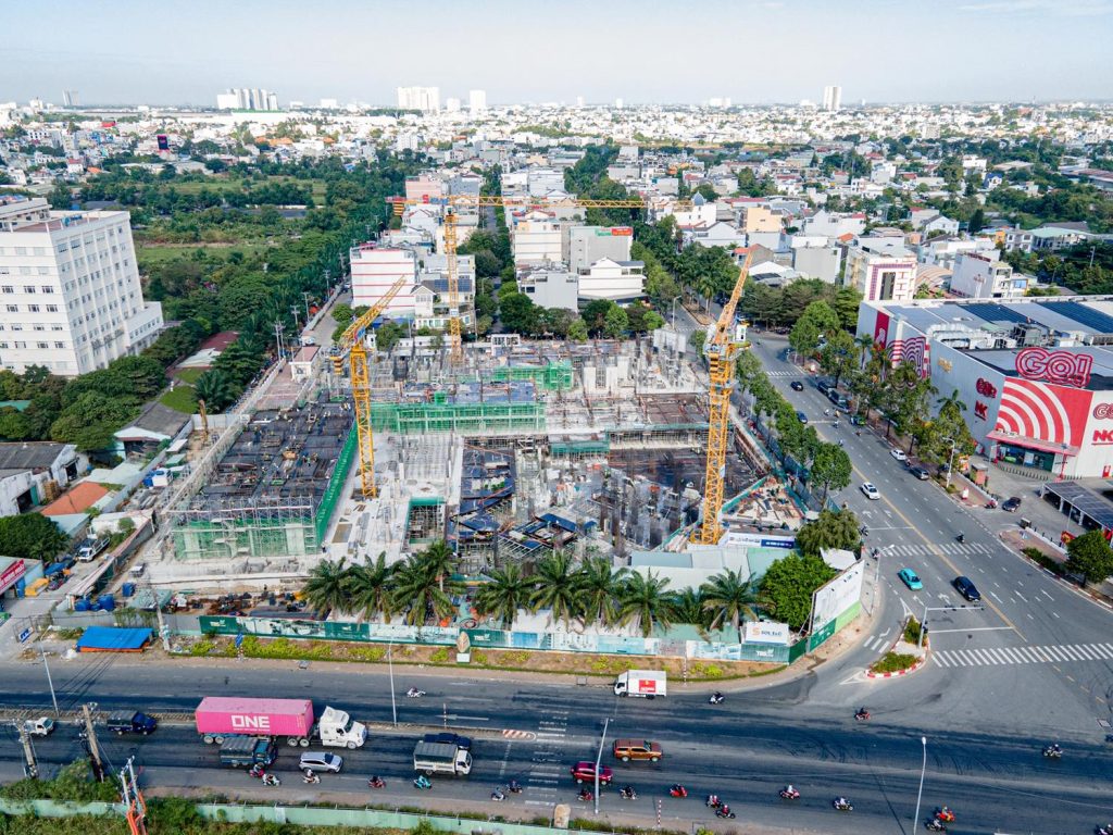 Tiến độ dự án Green Tower Dĩ An